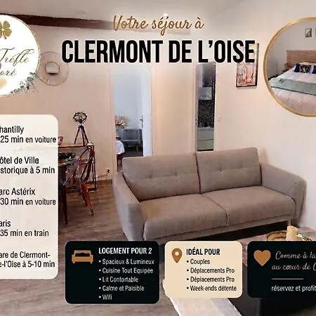 Le Trefle Dore T2, Wifi, Private Parking Space, Fetes Interdites *